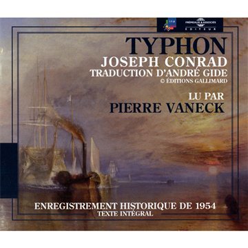 CD cover for “Typhon” featuring a painting of sailing ships at sea.