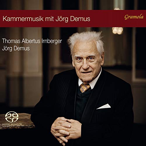 Album cover featuring a portrait of Jörg Demus with text in German and English.