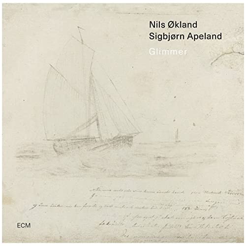 CD cover: sketch of a sailboat on a textured, beige background.