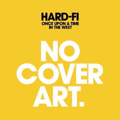 Yellow album cover with "NO COVER ART" text and Amazon logo.