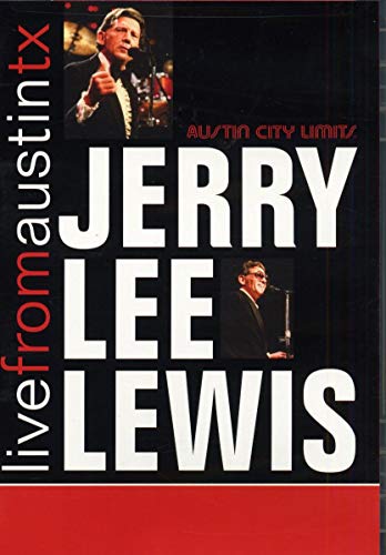 DVD cover featuring Jerry Lee Lewis performing at Austin City Limits.