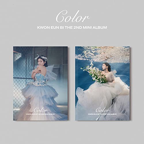 Kwon Eun Bi “Color” album cover featuring a woman in a gown.