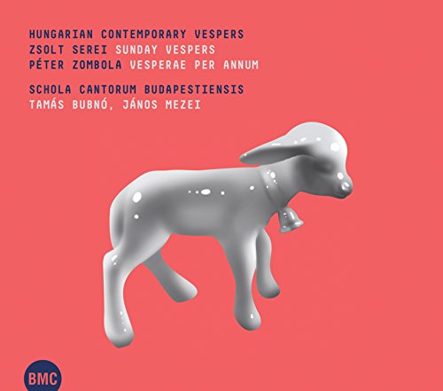 CD cover: White lamb sculpture on a red background with text.