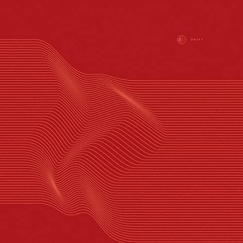 Red album cover with wavy, horizontal lines and the word "DRIFT".