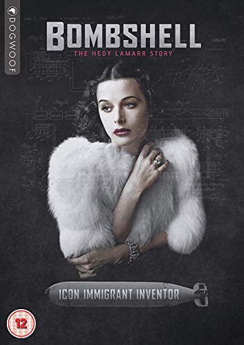 DVD cover for "Bombshell: The Hedy Lamarr Story" featuring a portrait.