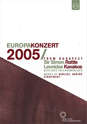 DVD cover for Berliner Philharmoniker Europakonzert 2005, blue and white.