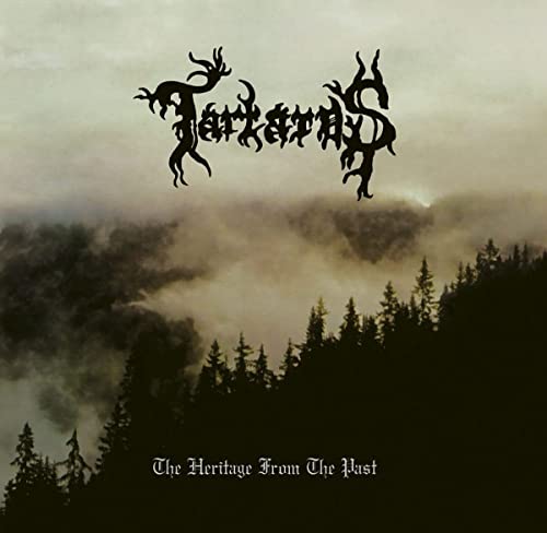 Album cover for Tartarosā āThe Heritage From The Pastā with forest landscape.