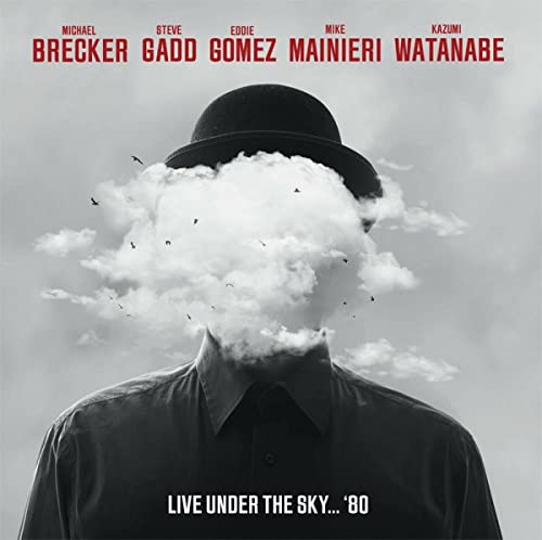 Album cover: man in a hat with clouds obscuring his face.