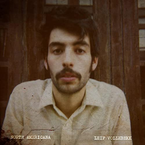 Leif Vollebekk album cover, portrait of a man with dark hair.