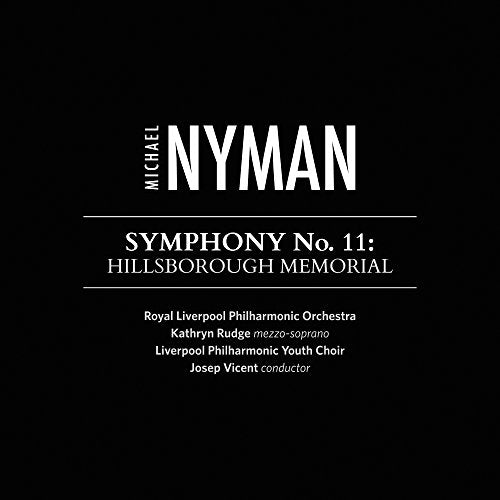 Black CD cover with white text: "Michael Nyman - Symphony No. 11".