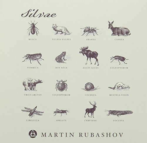 Album cover with 16 animal illustrations and "Martin Rubashov" at the bottom.