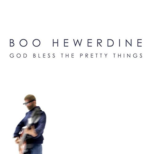 "Album cover with Boo Hewerdine's name and a man playing a guitar."