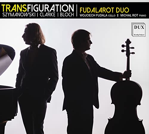 CD cover featuring two musicians with a cello and piano in silhouette.