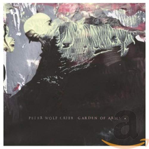 CD cover for Peter Wolf Crier's "Garden of Arms" with abstract figures.