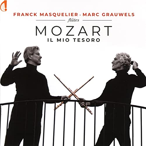 CD cover featuring two men with flutes against a red background.