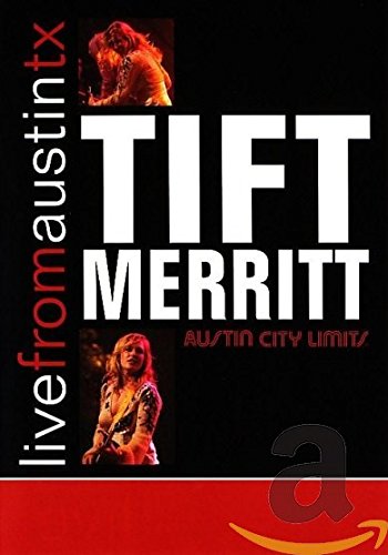 "Tift Merritt DVD cover with musician images and text on black and red background."