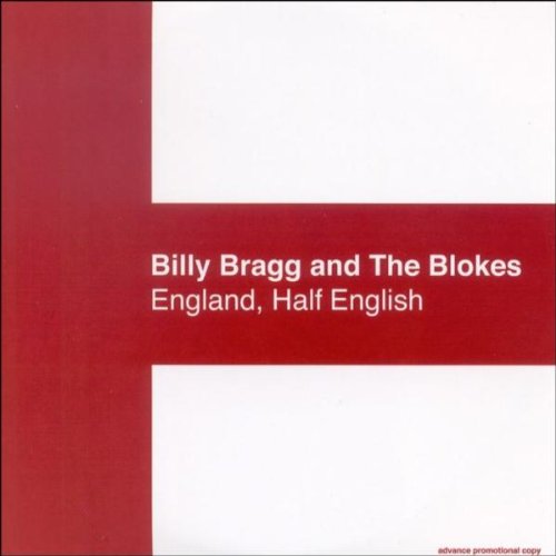 Red and white album cover with "Billy Bragg and The Blokes" text.