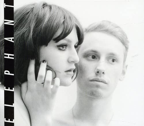 Black and white CD cover featuring a young couple in close proximity.