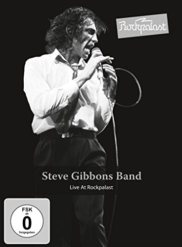 Black-and-white DVD cover featuring a man singing into a microphone with "Rockpalast" logo.