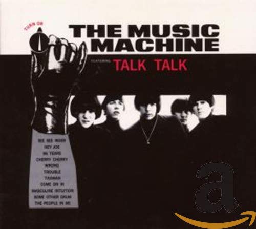 CD cover for “The Music Machine - Turn On” featuring a hand and silhouettes.