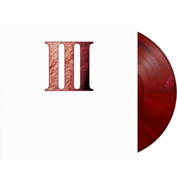 Album cover with Roman numeral "III" and a red and black vinyl record.