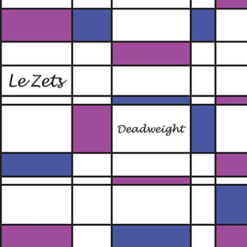 CD cover for Le Zets’ “Deadweight” with purple and blue geometric design.