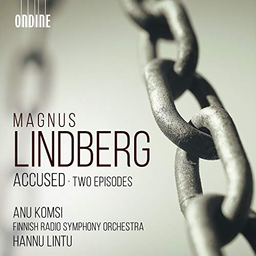 CD cover for Magnus Lindberg’s “Accused” featuring heavy metal chains.