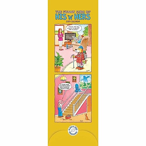 Funny Side Of His N Hers Planner Slim Planner 2024
