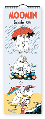 Moomin: Moomin & Snorkmaiden Slim Calendar 2024 (Art Calendar)