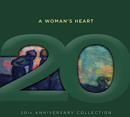CD cover for “A Woman’s Heart” 20th Anniversary Collection, featuring artwork.