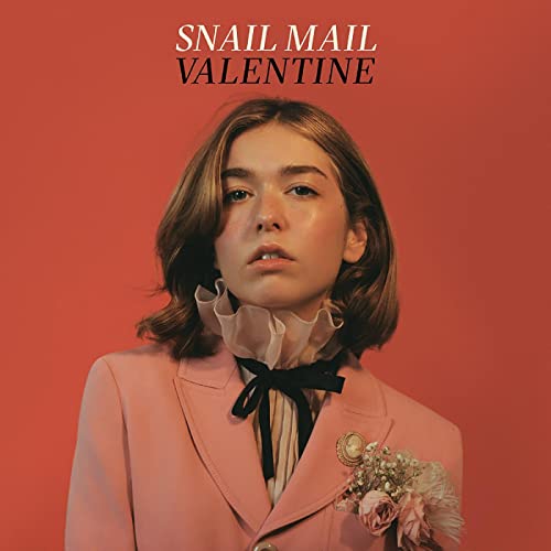 Album cover for Snail Mail’s “Valentine” featuring a young woman’s portrait.