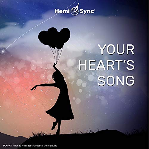 "CD cover featuring a silhouette of a girl with heart-shaped balloons against a starry sky."