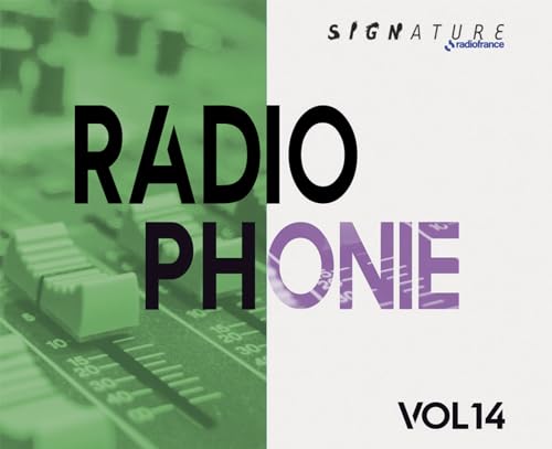 CD cover for “Radiophonie Vol. 14” with electronic circuit imagery.