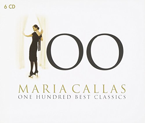 CD cover featuring Maria Callas in a black dress against a white background.