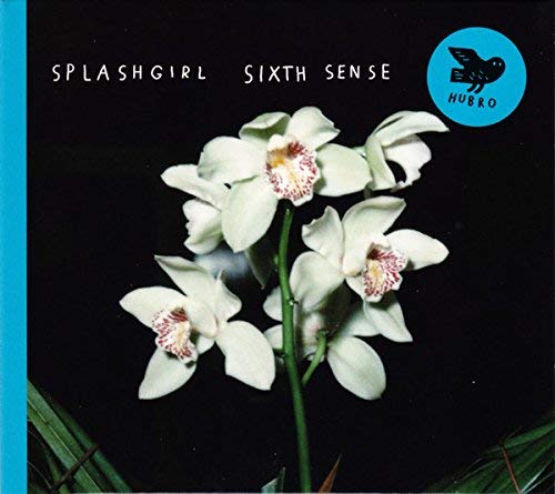 Album cover with white orchids, green leaves, and a blue logo on a black background.