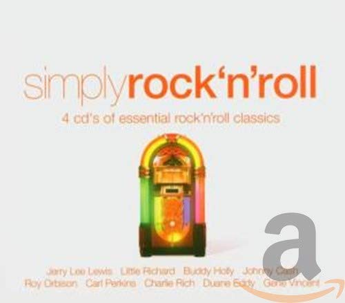4CD set “Simply Rock ‘n’ Roll” with a jukebox image.