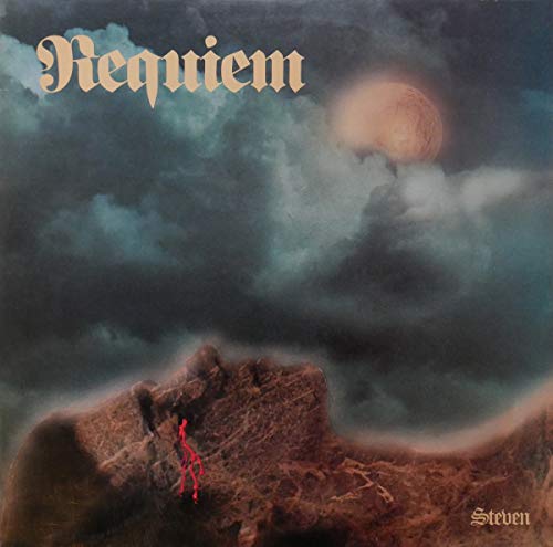 Album cover for “Requiem” by Steven, featuring a stormy landscape.