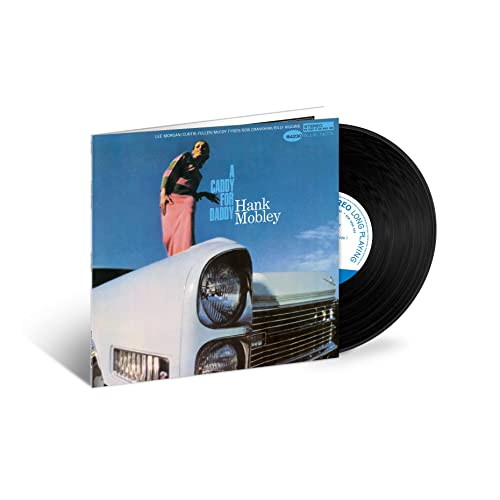 Hank Mobley's "A Caddy For Daddy" vinyl record with a car cover.