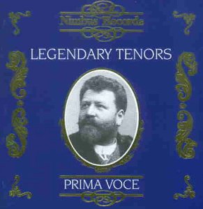 CD cover for "Legendary Tenors" featuring a portrait of Enrico Caruso.