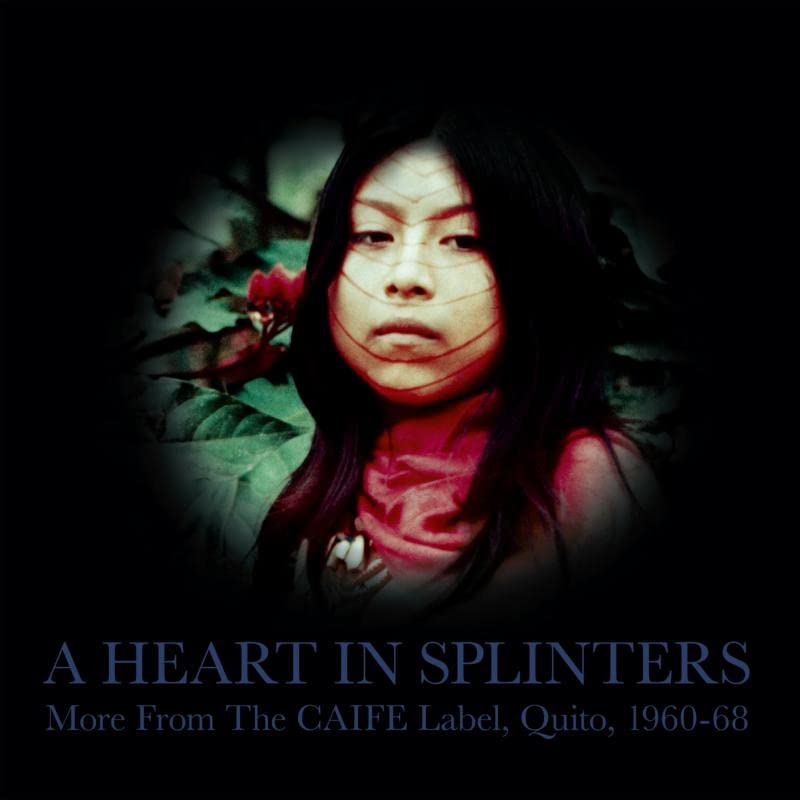Vinyl album cover: portrait of a young woman with floral background.