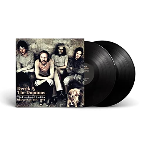 Derek & The Dominos vinyl record with band photo and two black discs.