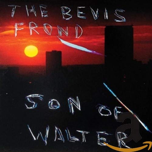 CD cover for Bevis Frond’s “Son Of Walter” with sunset and silhouetted buildings.