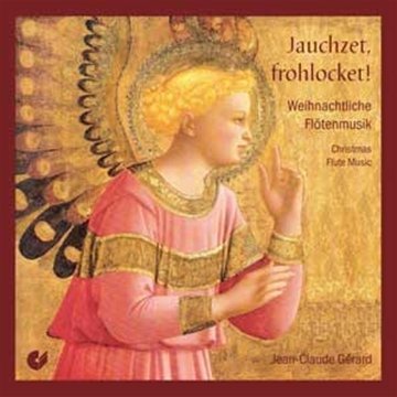 A CD cover featuring an angel in pink and gold, with text in German.
