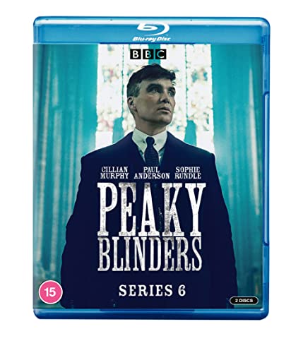Peaky Blinders Series 6 Blu-ray case featuring Cillian Murphy’s portrait.