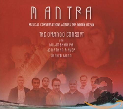 CD cover for "Mantra" featuring portraits and red-toned imagery.