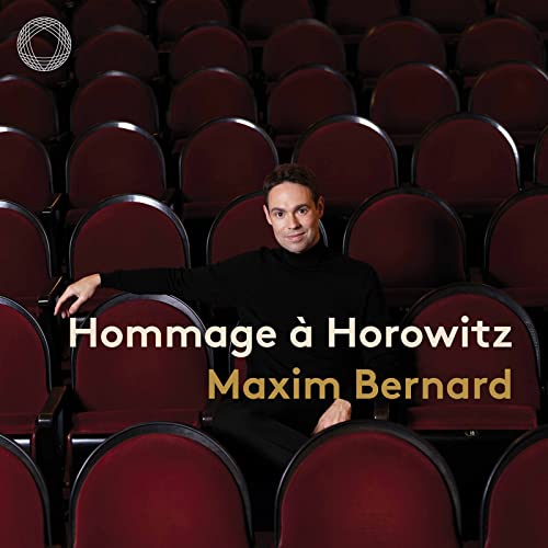 Maxim Bernard portrait in a theater, album cover "Hommage à Horowitz".