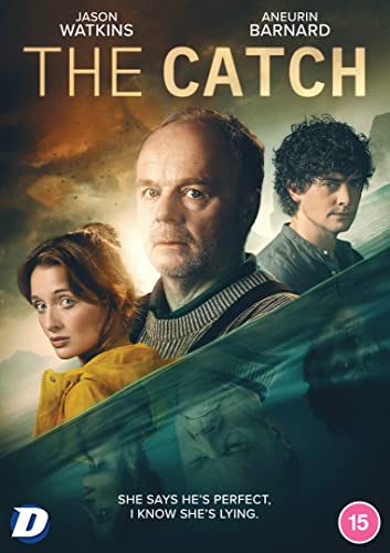 DVD cover for "The Catch" featuring three serious-looking people.