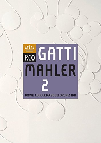 DVD cover for Mahler's Symphony No. 2, featuring a purple square with white and black text.