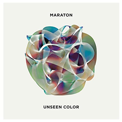 CD cover for Maraton’s “Unseen Color” with abstract, colorful shapes.