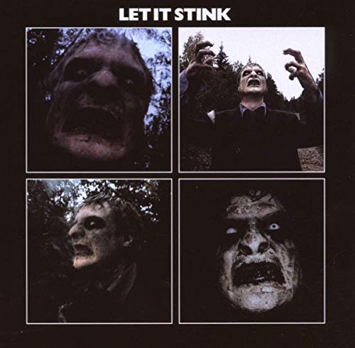 CD cover with four unsettling, dark images of distressed faces.